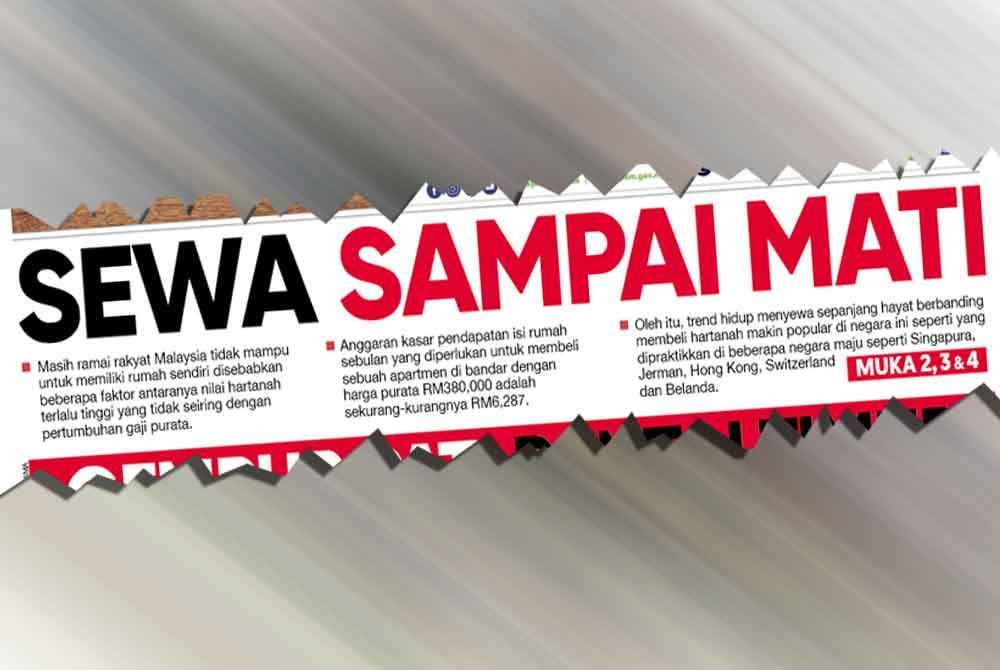 Laporan muka depan Sinar Harian pada 6 Januari lalu.