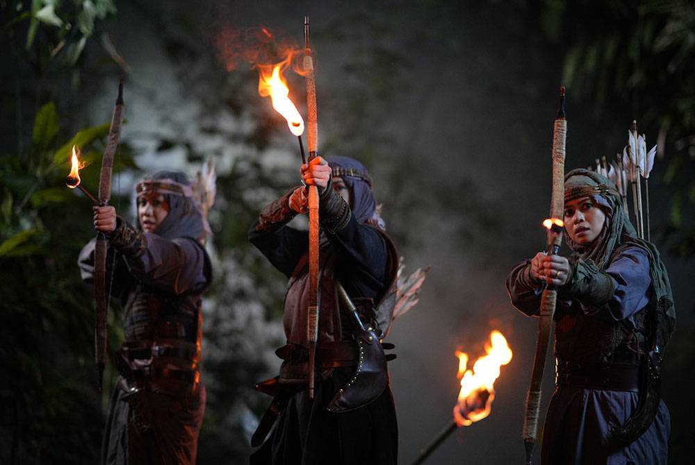 Babak melibatkan kumpulan Srikandi ini akan membuatkan bulu roma berdiri.