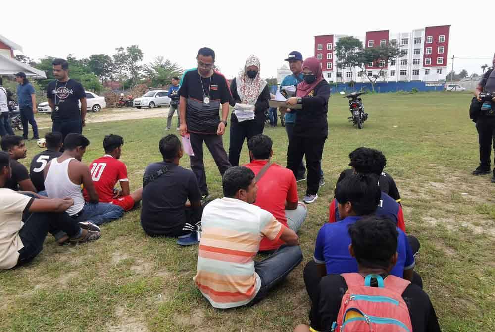 Kesemua warga asing yang ditahan telah ditempatkan di Depot Imigresen Ajil untuk siasatan dan tindakan lanjut.