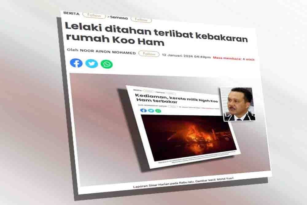 Laporan Sinar Harian pada Jumaat.