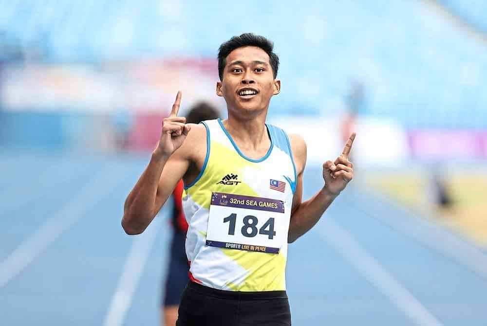 Pemegang rekod 400 meter (m) kebangsaan, Umar Osman. Foto Agensi