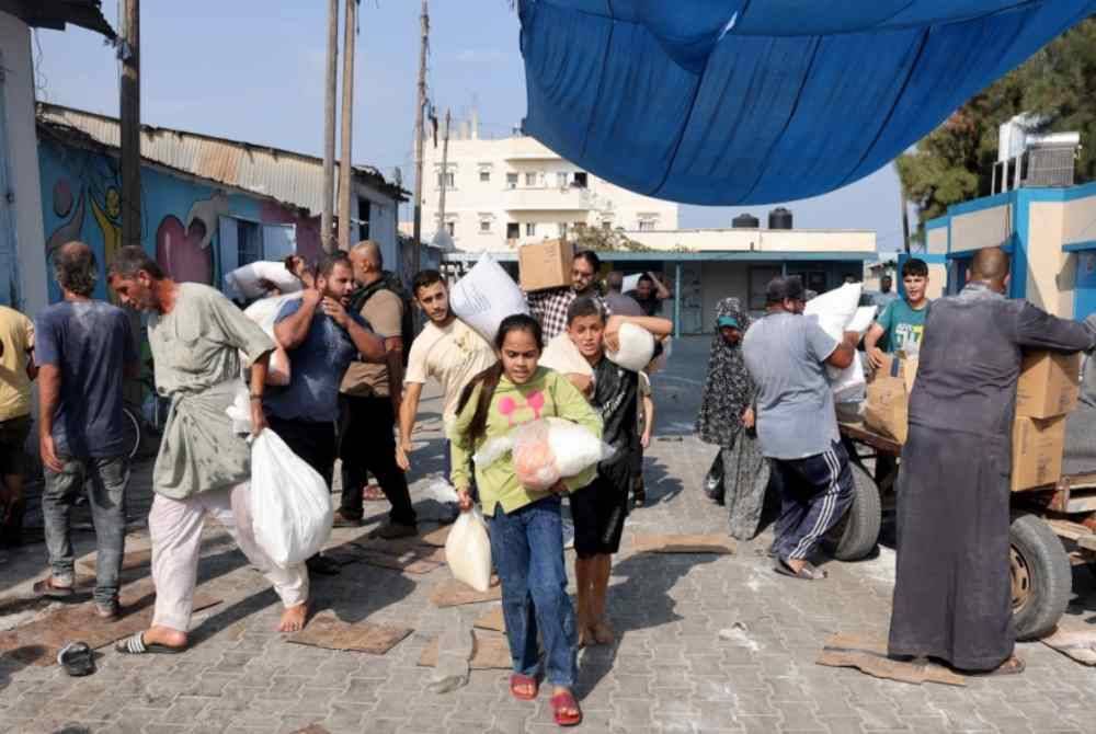 Sebahagian besar penduduk Gaza bergantung penuh kepada bantuan disalurkan agensi antarabangsa.