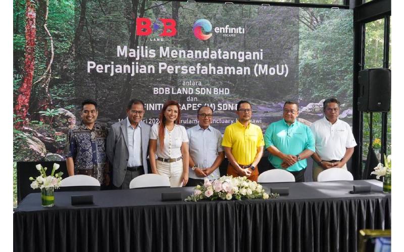 Kedua-dua pihak merancang untuk menjalinkan usahasama bagi membangunkan forest chalet atau pembangunan berkonsepkan eko-pelancongan.