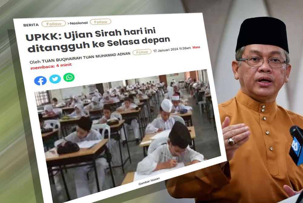 Laporan Sinar Harian pada Rabu. Mohd Na'im (kanan).