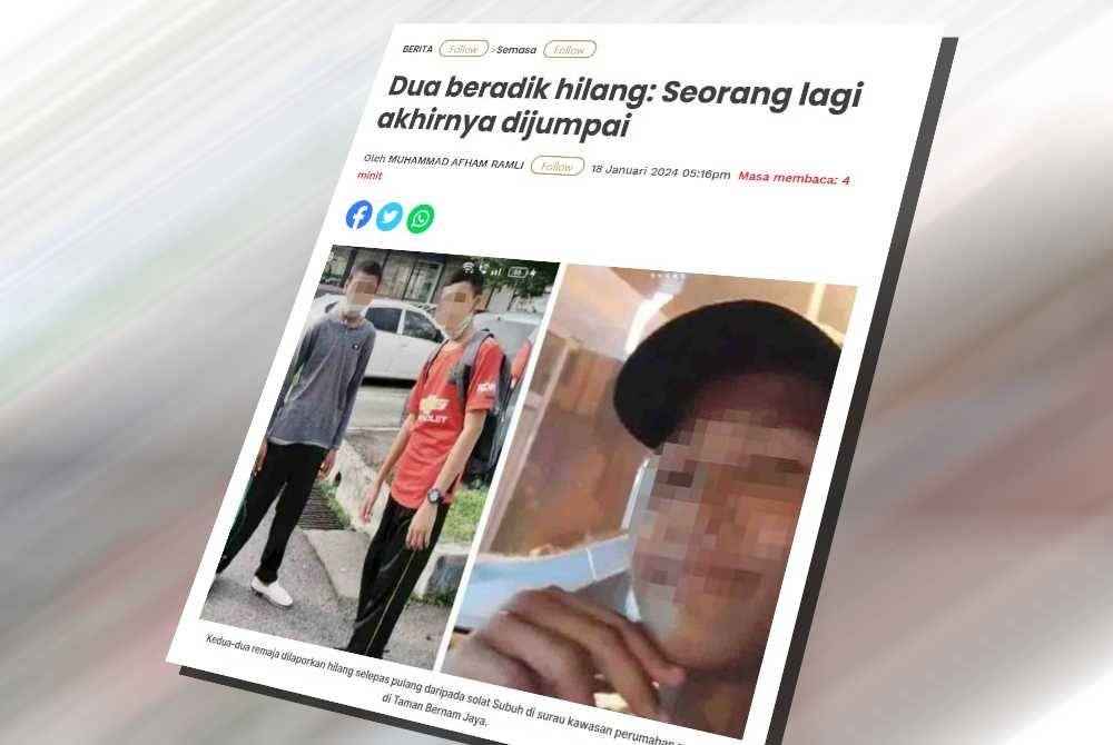 Laporan Sinar Harian.