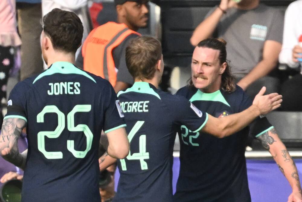 Irvine 'enjin gol' Australia ketika berdepan Syria pada Khamis. Foto Agensi