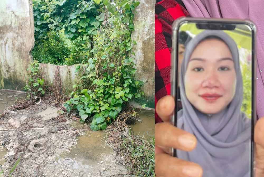 Lokasi penemuan rangka di dalam sebuah rumah terbiar di Lorong Imam Jailani Tongkang Pecah.