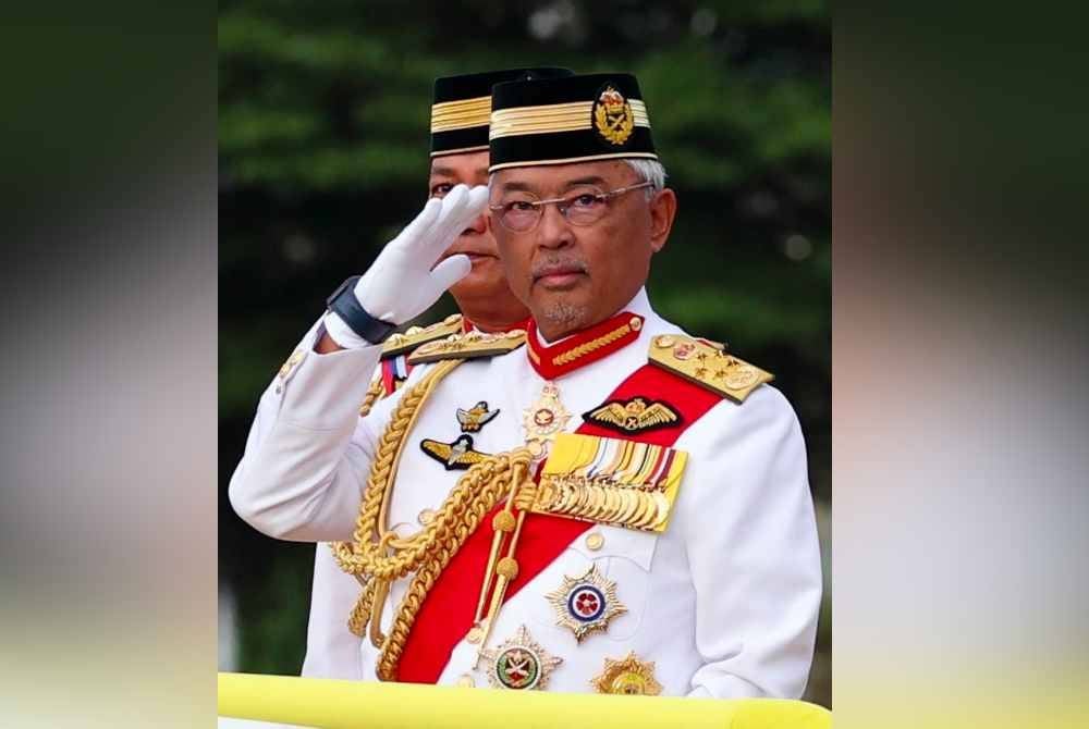 Yang di-Pertuan Agong Al-Sultan Abdullah Ri'ayatuddin Al-Mustafa Billah Shah. Foto Bernama