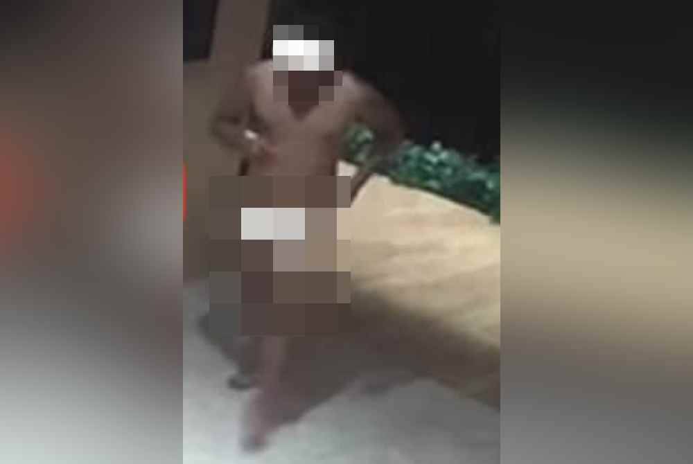 Paparan gambar lelaki warga asing berkenaan.