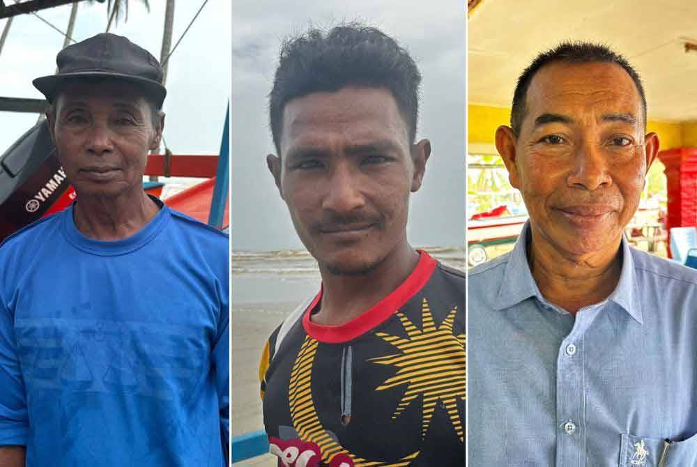 Dari kiri; Mahasan, Mohd Fazil dan Mohd Nasir.