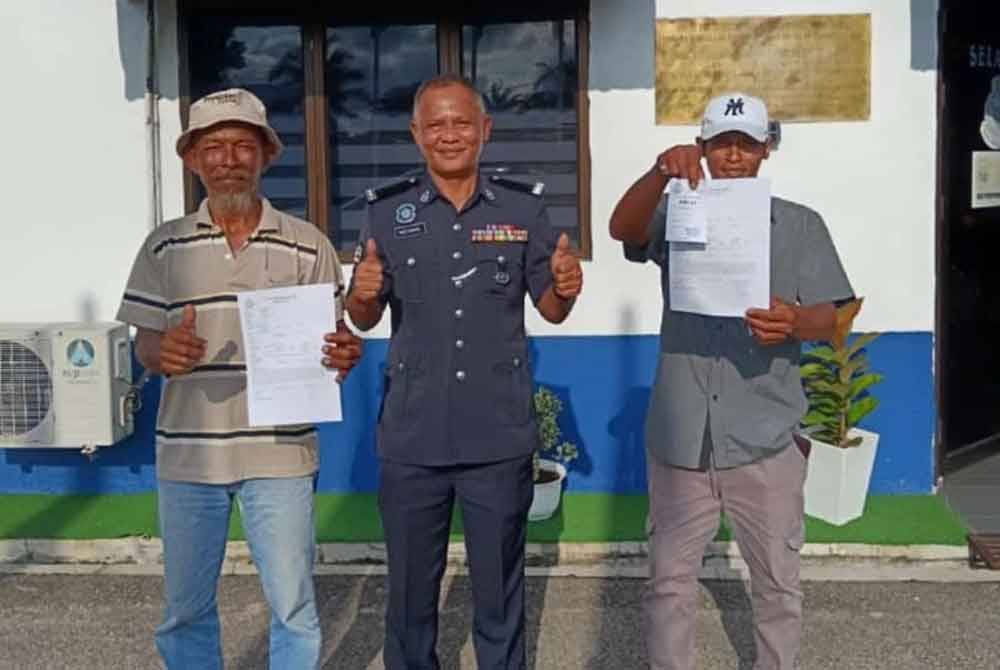 Kedua-dua pemancing tersebut telah menyelesaikan perselisihan faham yang berlaku dengan baik.