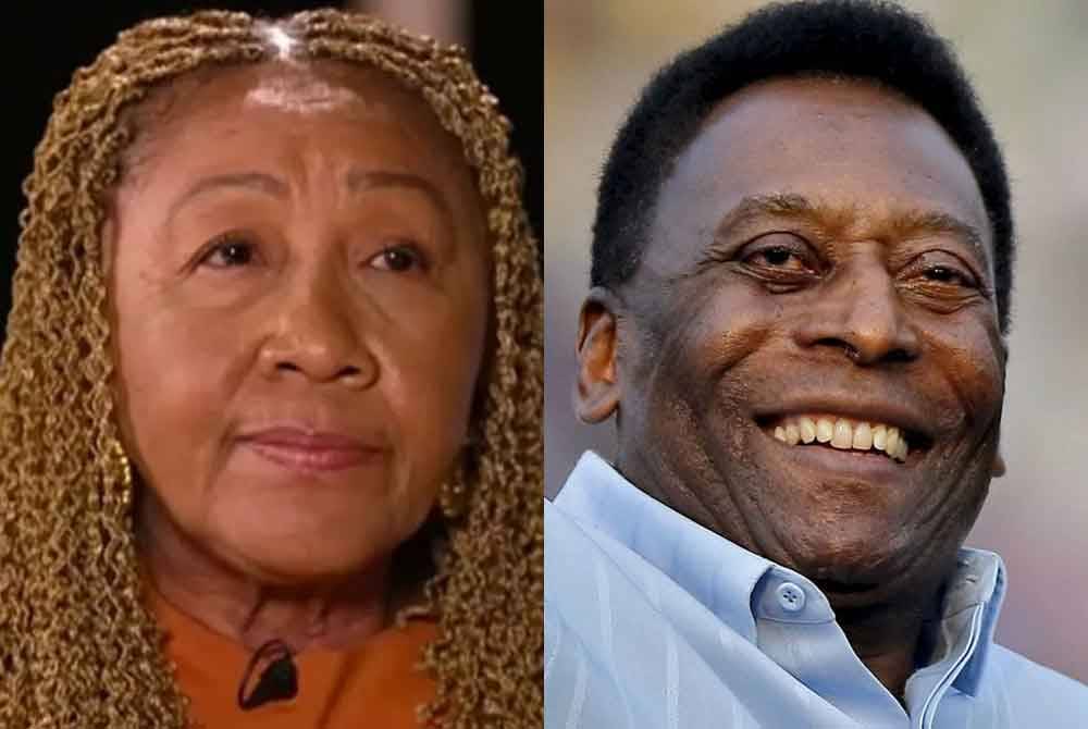 Maria (kiri) mendakwa dia tidak berminat dengan wang tinggalan 'bapanya' (kanan). Foto Agensi