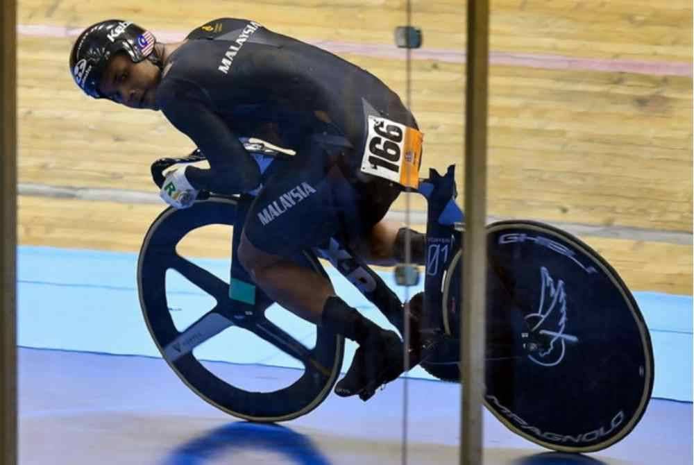 Muhammad Shah Firdaus berkemungkinan terlepas aksi di Piala Negara-Negara Kesatuan Berbasikal Antarabangsa (UCI) 2024 kerana mengalami kecederaan. Foto Bernama