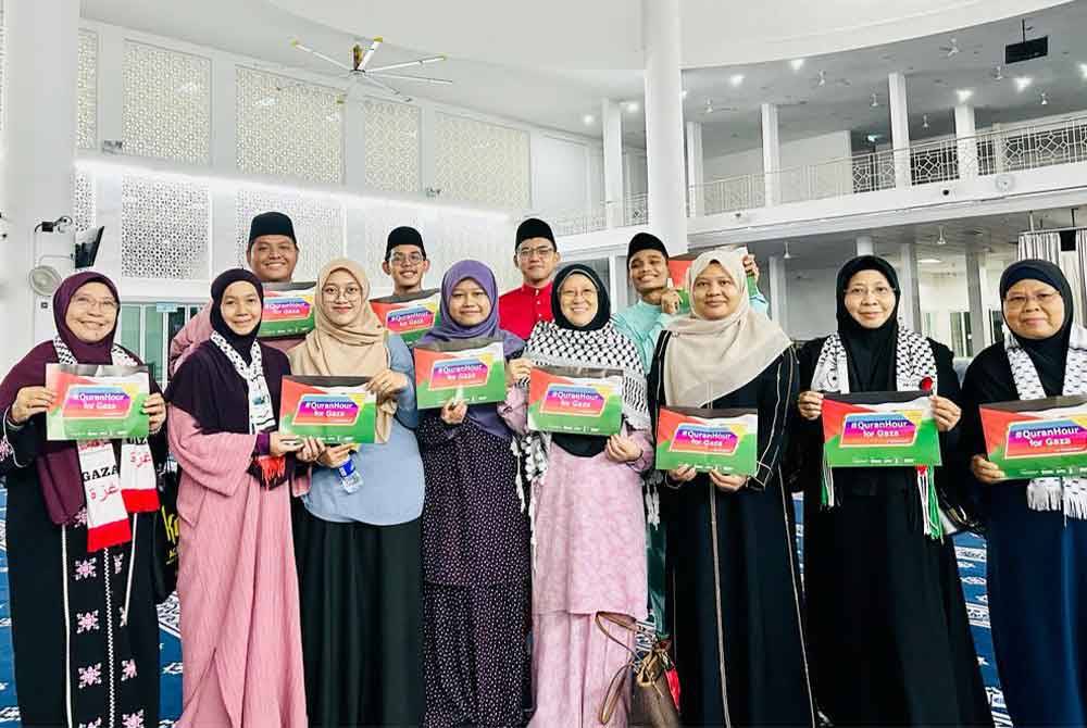 Program Quran Hour For Gaza mendapat sambutan daripada mahasiswa USIM.