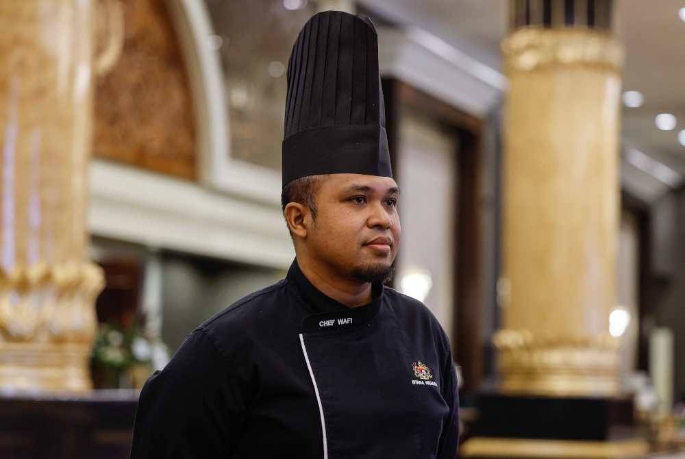 Tukang masak Istana Negara, Muhammad Wafi Zabidi. Foto Bernama