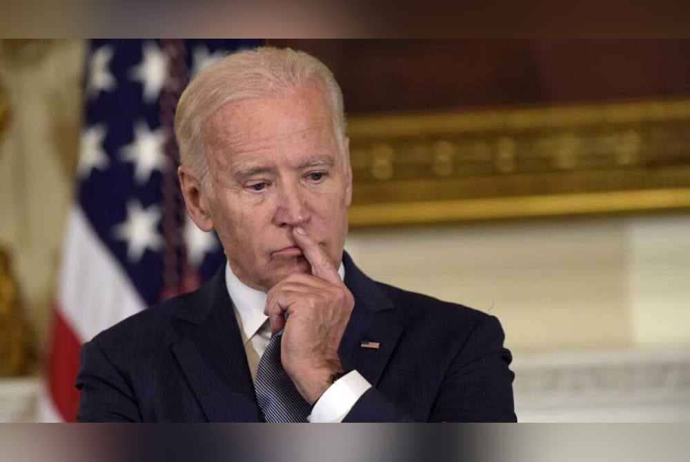 Biden terus dikecam banyak pihak kerana menyokong operasi ketenteraan Israel di Genting Gaza. Foto Agensi