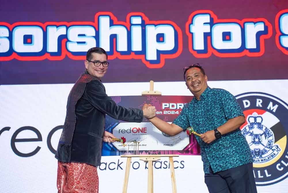redONE terus bekerjasama dengan kelab bola sepak Liga Super Malaysia, PDRM FC.