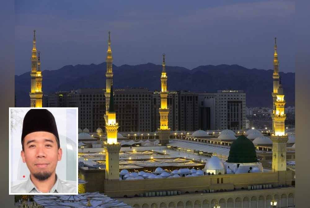 Masjid Nabawi. Gambar kecil: Ahmad Fakhruddin