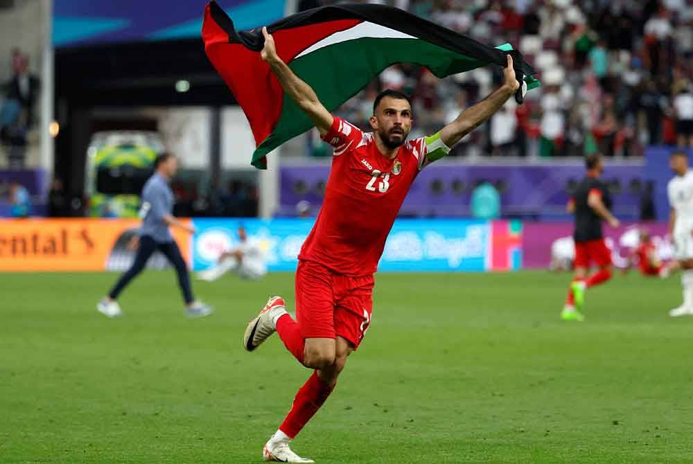 Piala Asia: Dua gol Jordan di hujung permainan singkir bekas juara, Iraq