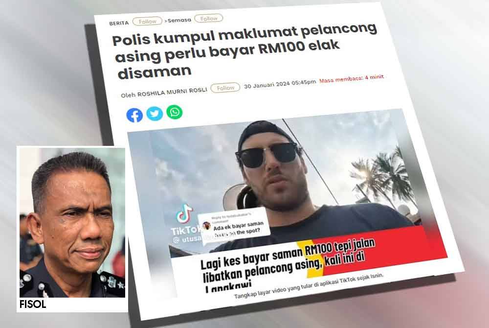 Laporan Sinar Harian pada Selasa menunjukkan tangkap layar video yang tular di aplikasi TikTok sejak Isnin.