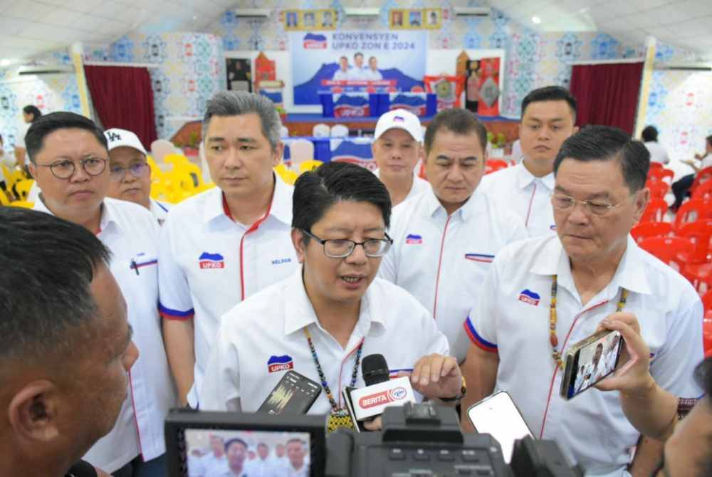 Ewon ketika ditemui pemberita selepas merasmikan Konvensyen UPKO Zon E (Sipitang dan Wilayah Persekutuan Labuan), di Pusat Kebudayaan Lundayeh di Sipitang.