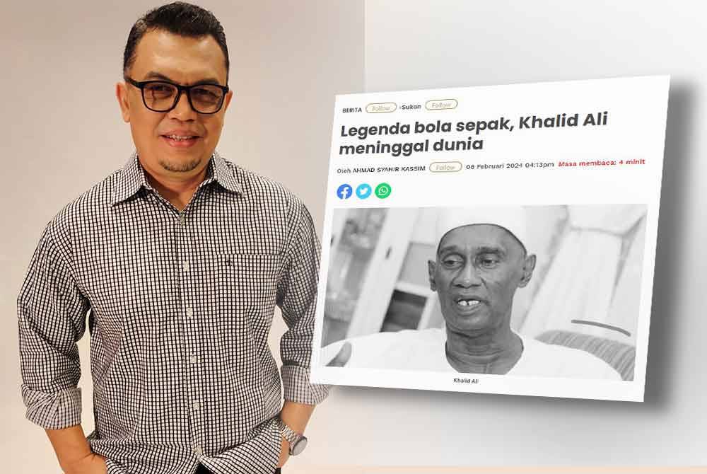 Zainal Abidin (kiri), Laporan Sinar Harian.