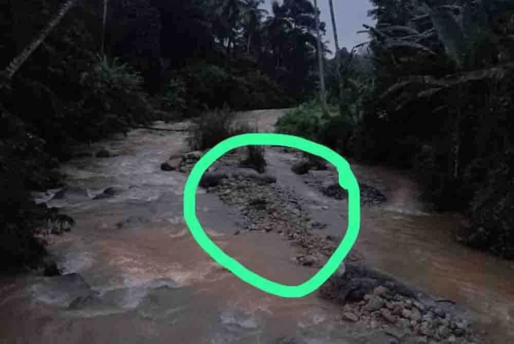 Lokasi mangsa terperangkap ketika kepala air berlaku.