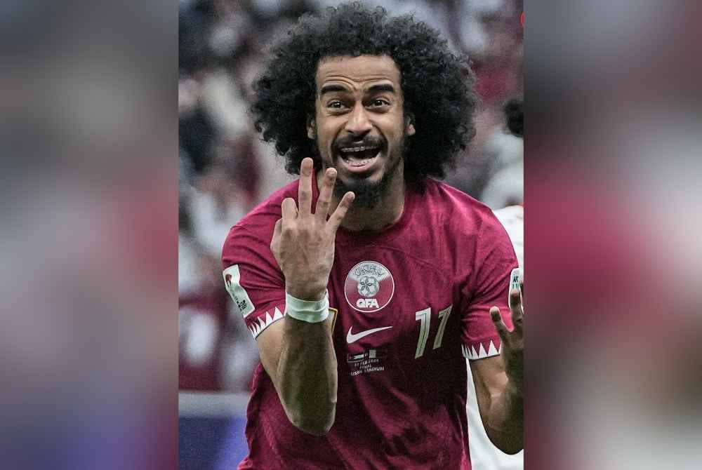 Akram Afif mesin gol Qatar. Foto Agensi