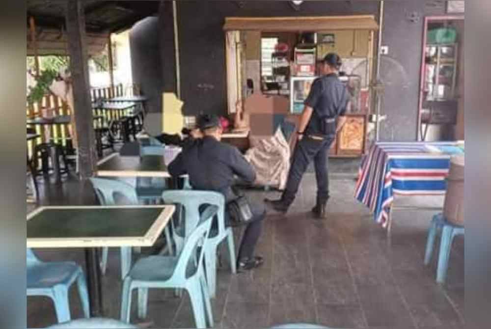 Operasi berasingan turut dijalankan di Jalan Teluk Kapas, Rantau Panjang.