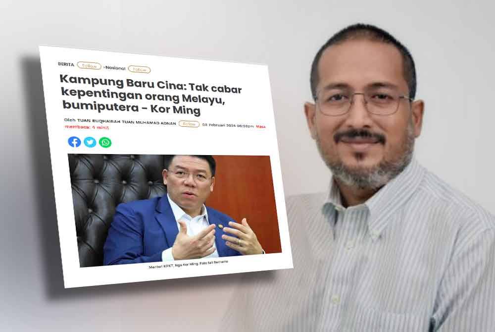 Laporan Sinar Harian (kiri), Shaiful Hazizy