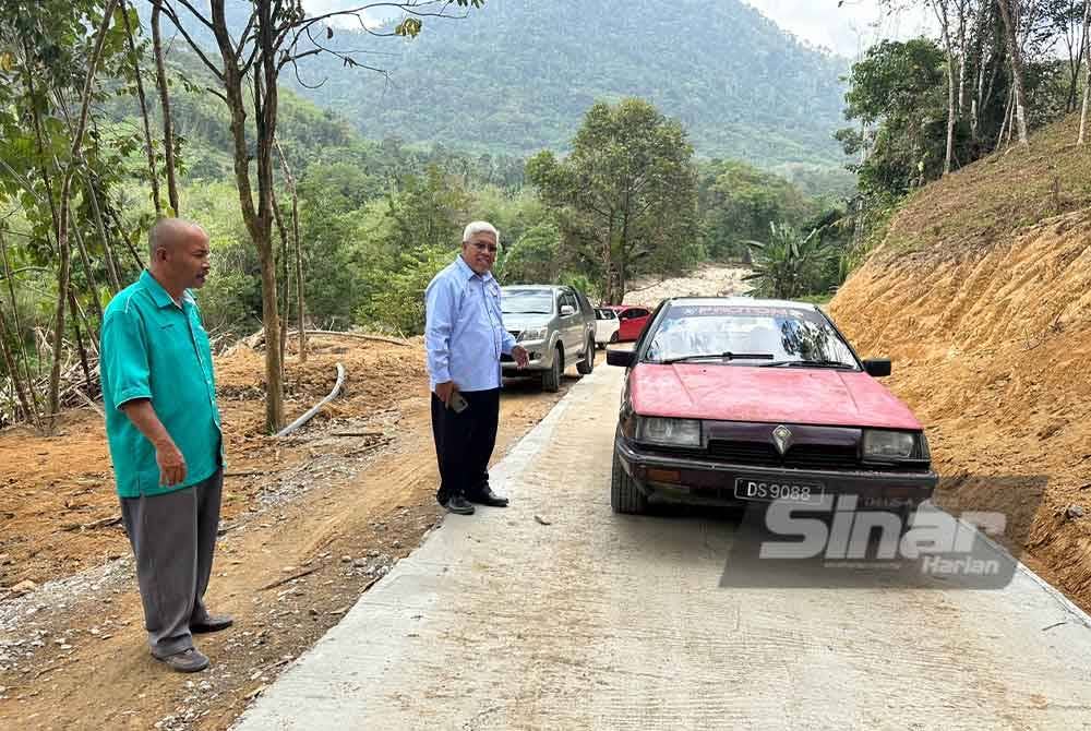 Kawasan runtuhan Kampung Seberang Janggut yang dibaiki.