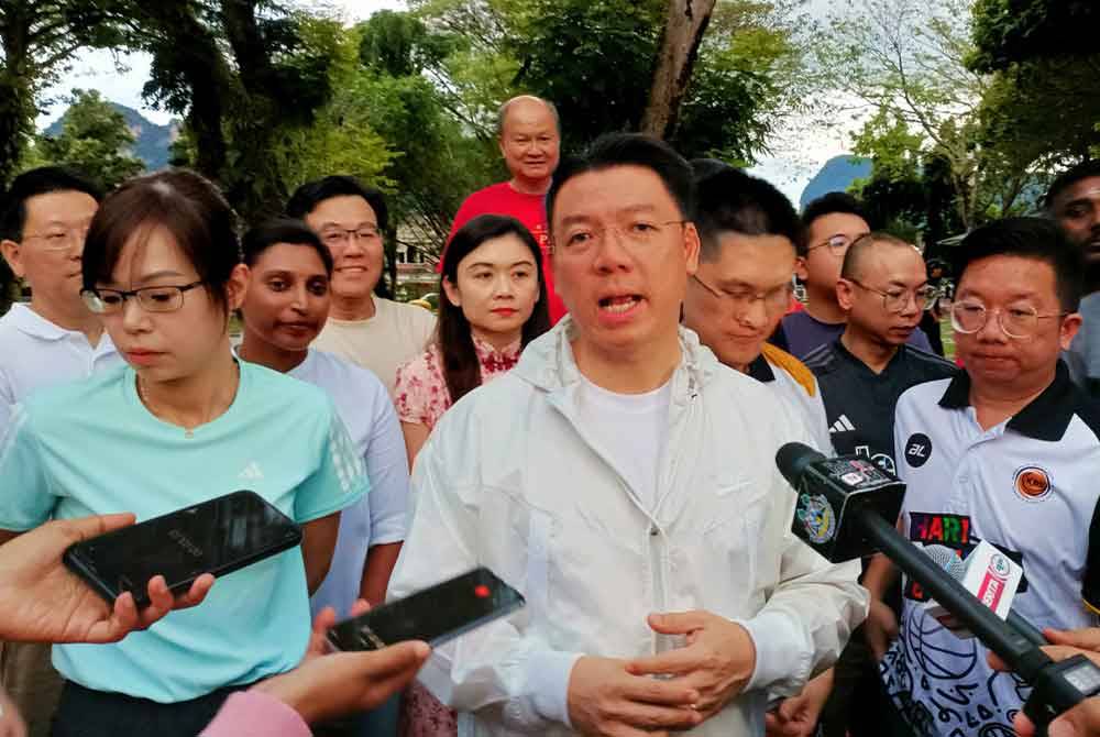 Kor Ming dalam sidang akhbar pada Selasa.