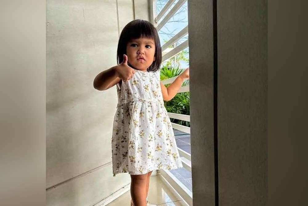 Maryam Alissa kini berusia dua tahun.