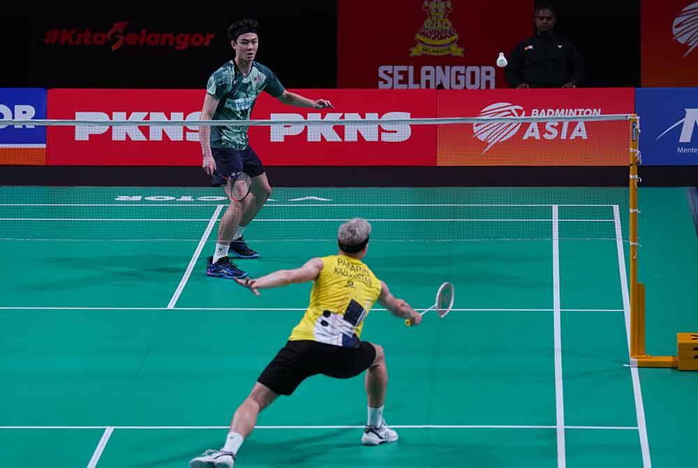 Zii Jia mudah menewaskan Panarin dalam aksi Kumpulan B BATC 2024 di Setia Alam pada Rabu. FOTO: SINAR HARIAN/MOHD HALIM ABDUL WAHID