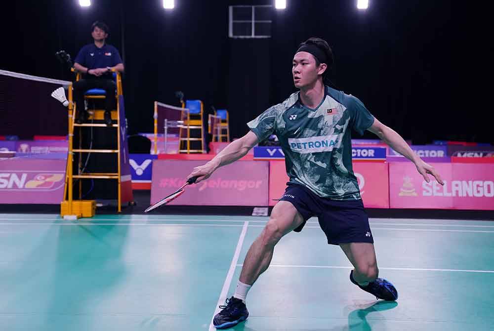 Zii Jia mudah menewaskan Panarin dalam aksi Kumpulan B BATC 2024 di Setia Alam pada Rabu. FOTO: SINAR HARIAN/MOHD HALIM ABDUL WAHID