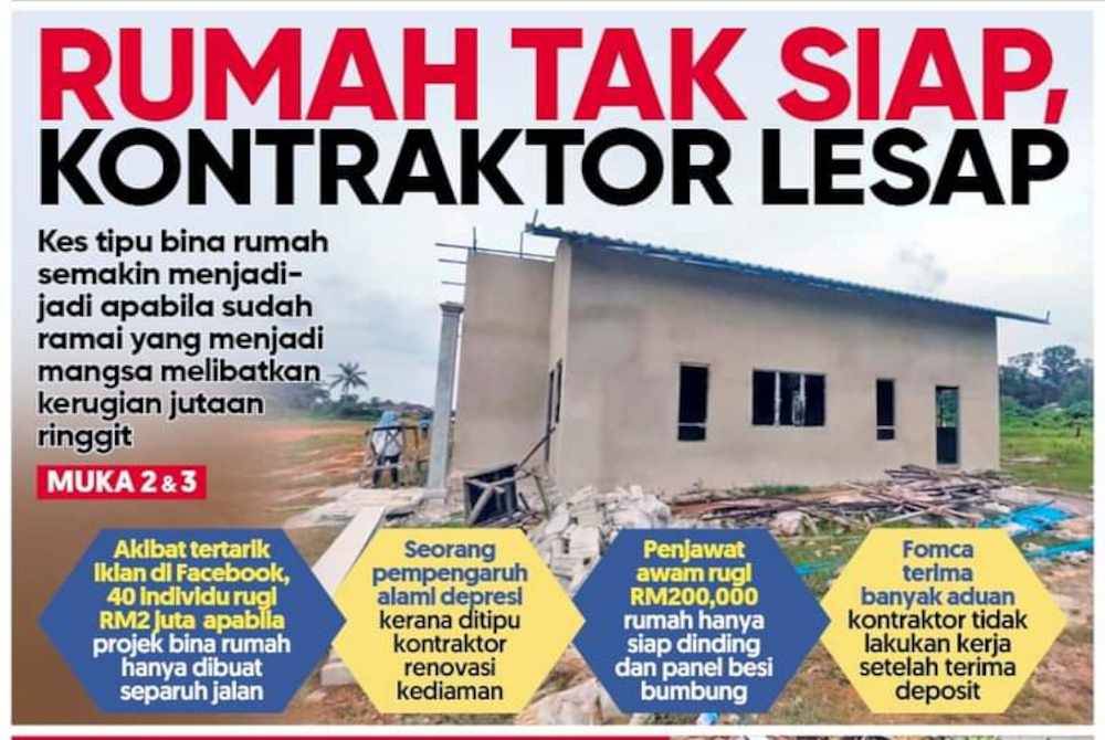 Laporan khas Sinar Harian pada Rabu.