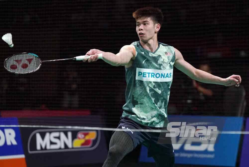Jun Hao tewas straight set kepada Hong Yang dalam aksi final BATC di Shah Alam pada Ahad. Foto SINAR HARIAN-ROSLI TALIB