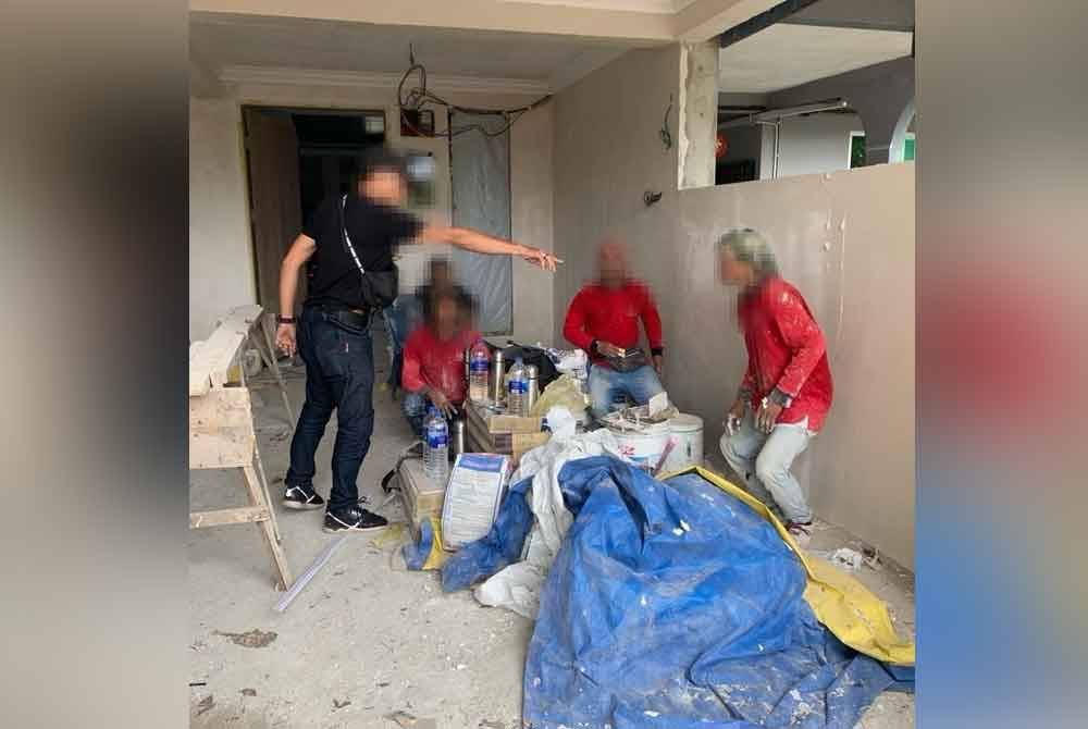 Antara PATI yang ditahan dalam Ops Sapu di bandar Kota Bharu.