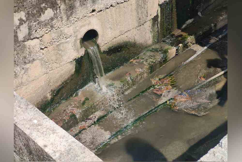 Air dari ladang itik terus ke Sungai Air Merah dan Sungai Kulim.