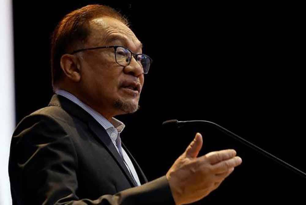 Anwar Ibrahim.Foto fail Bernama