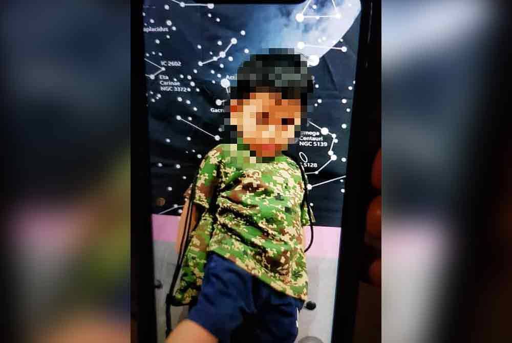 Tular di aplikasi WhatsApp seorang kanak-kanak lelaki tiga tahun hilang di kedai makan di Klebang.