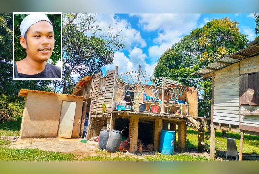 Sebahagian rumah yang terpisah akibat banjir besar pada 2021 (Gambar kecil: Mohd Aidil)