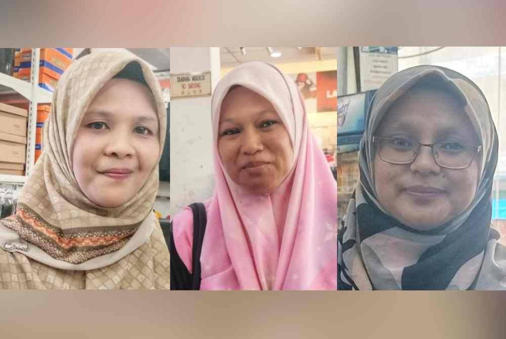 Dari kiri; Shuhana, Mai Sara dan Farhatun Najmi.