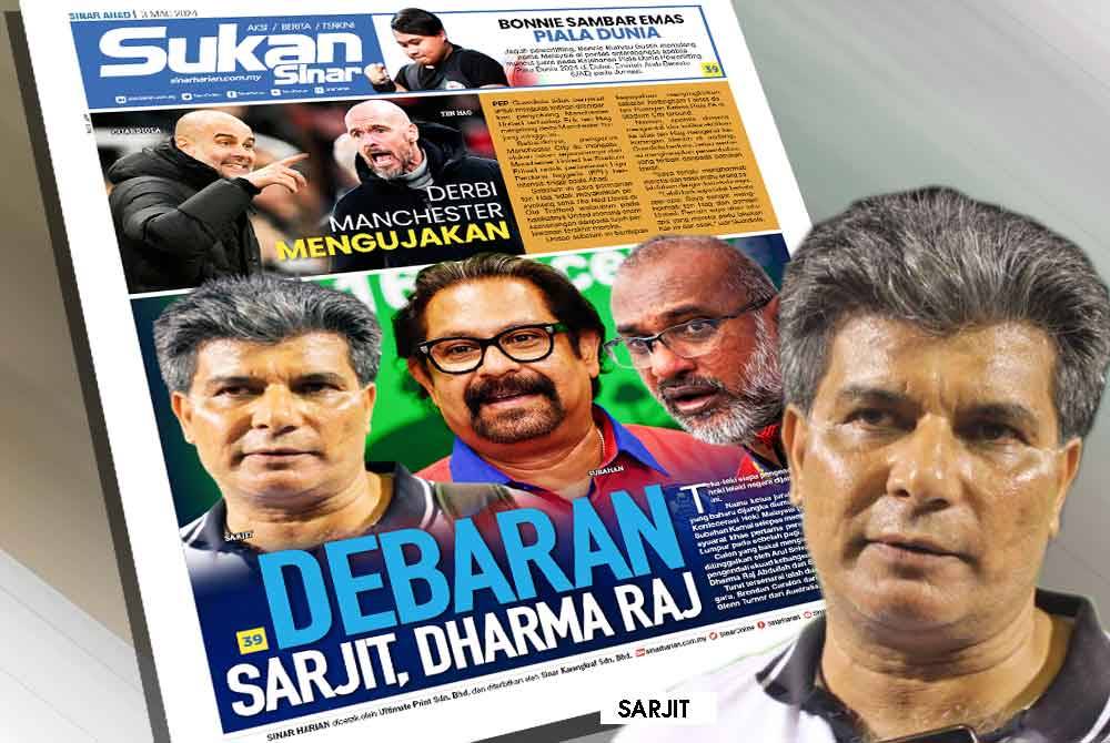 Laporan muka belakang Sukan Sinar pada Ahad