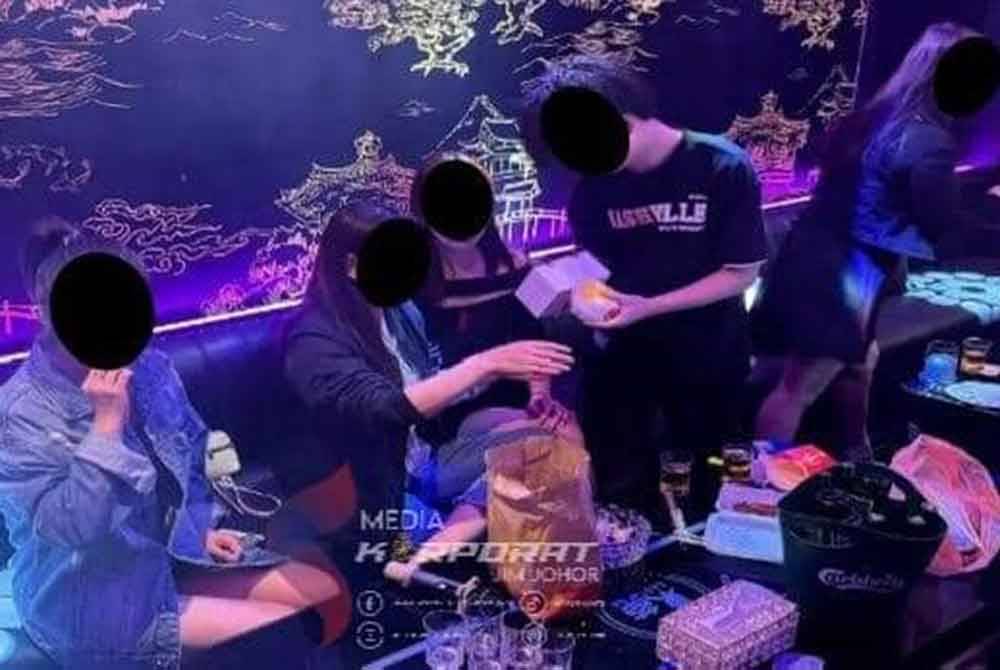 Sebahagian warga asing yang ditahan. Foto JIM Johor