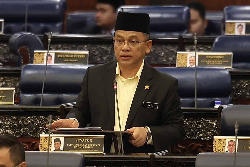 Mohd Na'im ketika sidang Dewan Rakyat pada Isnin
