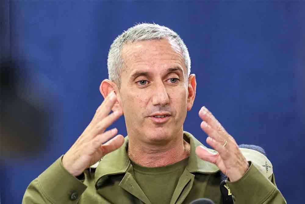 Hagari sering 'melindungi' perbuatan sebenar IDF sejak lima bulan lalu menerusi kenyataannya kepada media. - Foto: Agensi