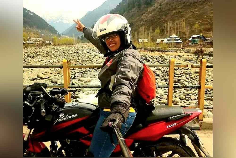 Anita ketika di India dalam misi GDR2.