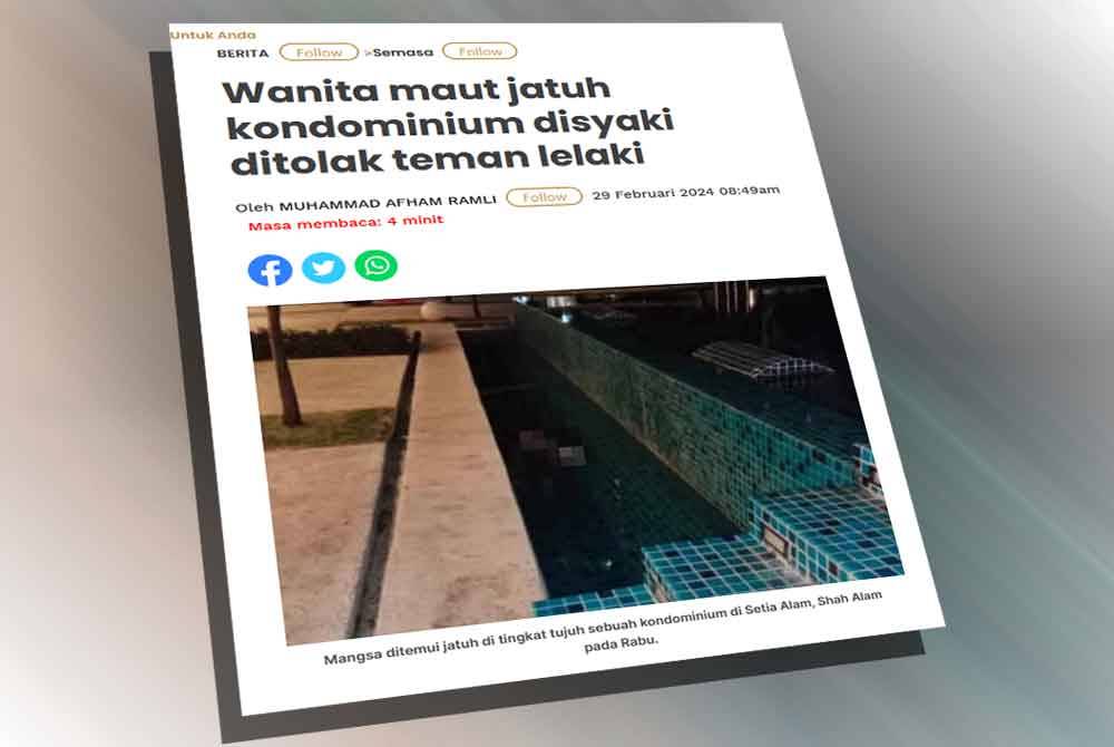 Laporan Sinar Harian.