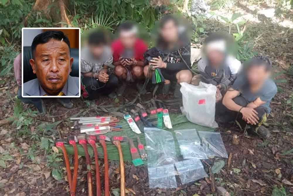 Antara warga asing yang pernah ditahan Perhilitan menerusi pelbagai operasi jenayah pemburuan haram di dalam negara. Foto: Perhilitan (Gambar kecil: Abdul Kadir)